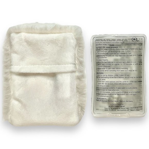 🆕 Set of 2: FAUX FUR HAND WARMER w/ REUSABLE HEAT GEL PACK for MITTENS POCKETS - Picture 5 of 14